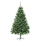 Kunstkerstboom Met Led's En Kerstballen 210 Cm Groen