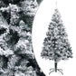 Kunstkerstboom Met Led's En Sneeuwvlokken Pvc 300 Cm Groen