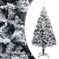 Kunstkerstboom Met Led's En Sneeuwvlokken Pvc 400 Cm Groen