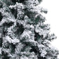 Kunstkerstboom Met Led's En Sneeuwvlokken Pvc 400 Cm Groen
