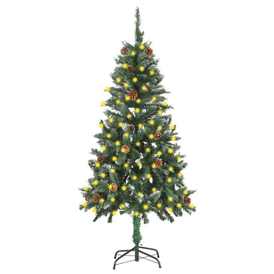 Kunstkerstboom Met Led's En Dennenappels 150 Cm