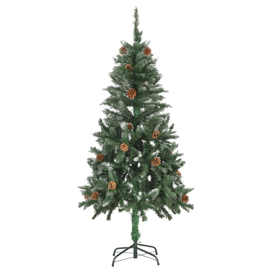 Kunstkerstboom Met Led's En Dennenappels 150 Cm