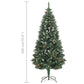 Kunstkerstboom Met Led's En Dennenappels 180 Cm