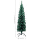 Kunstkerstboom Met Led's En Standaard Smal 120 Cm Pvc Groen