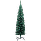 Kunstkerstboom Met Led's En Standaard Smal 150 Cm Pvc Groen