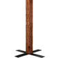 Kerstboom Met Led's En Hout En Dennenappels Smal 210 Cm Groen