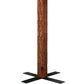 Kerstboom Met Led's En Hout En Witte Sneeuw Smal 180 Cm Groen
