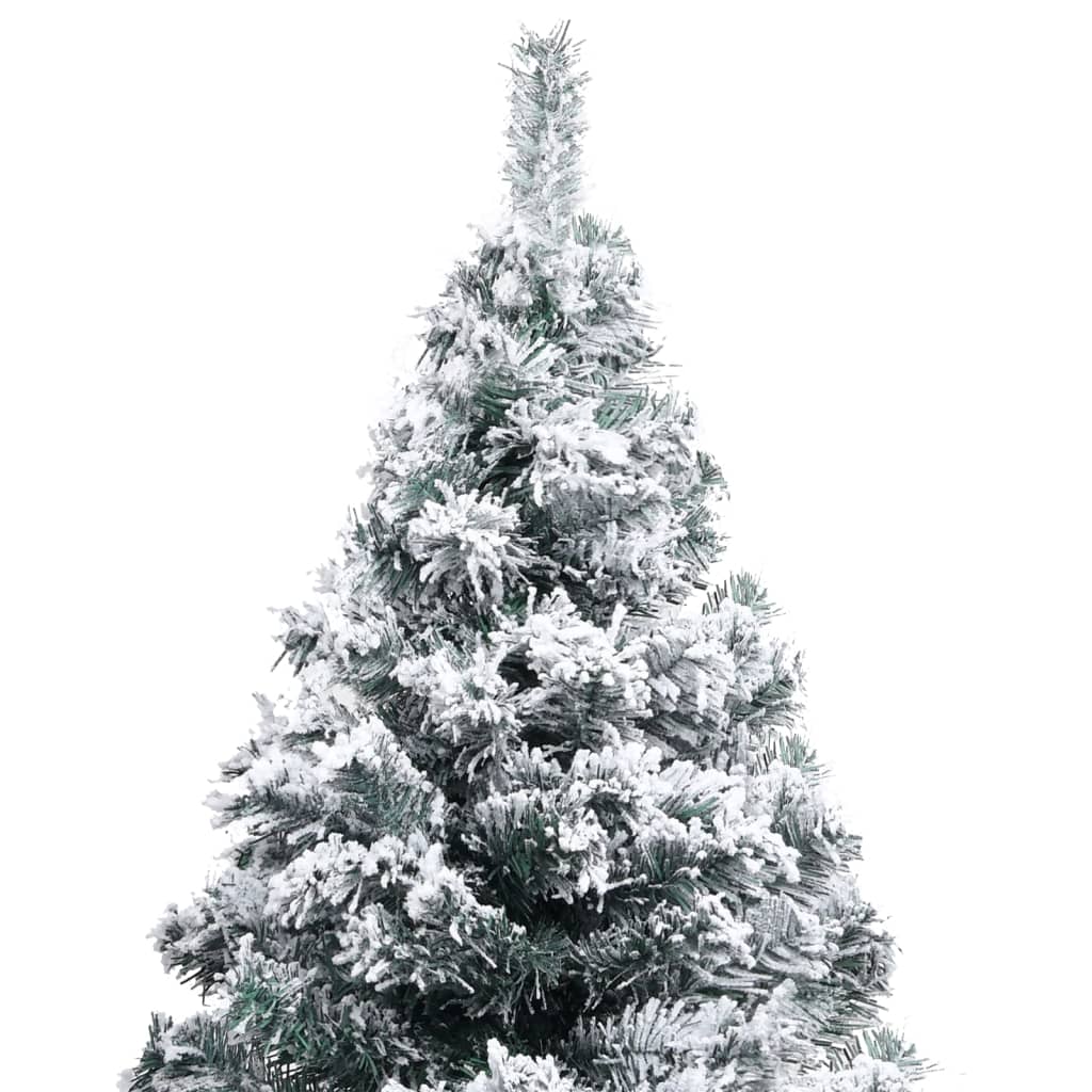 Kunstkerstboom Met Led's En Sneeuwvlokken 120 Cm Groen