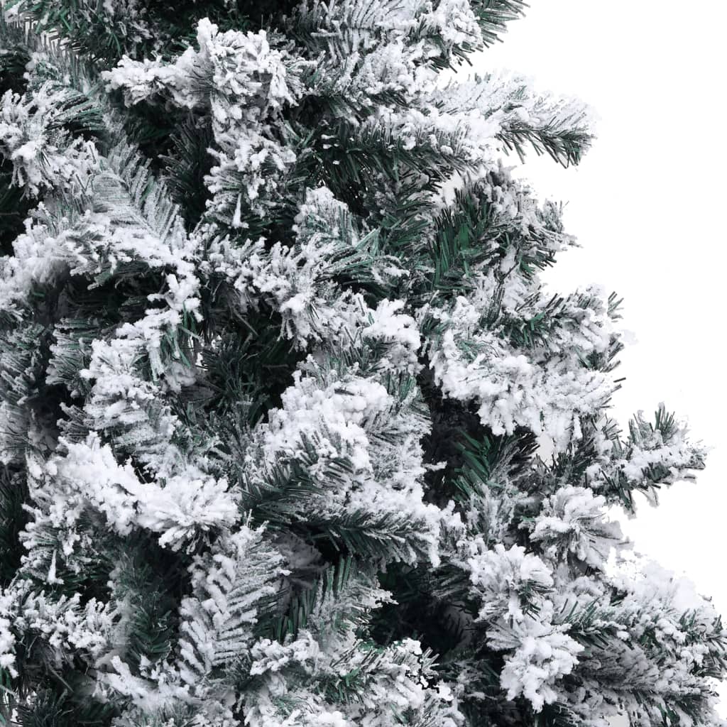 Kunstkerstboom Met Led's En Sneeuwvlokken 120 Cm Groen