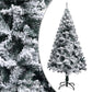 Kunstkerstboom Met Led's En Sneeuwvlokken 150 Cm Groen