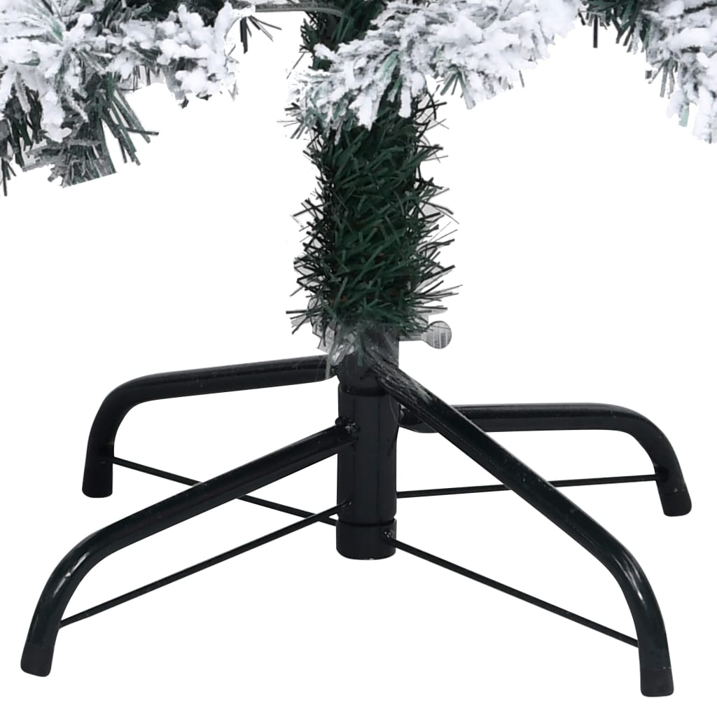 Kunstkerstboom Met Led's En Sneeuwvlokken 180 Cm Groen