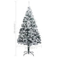 Kunstkerstboom Met Led's En Sneeuwvlokken 180 Cm Groen