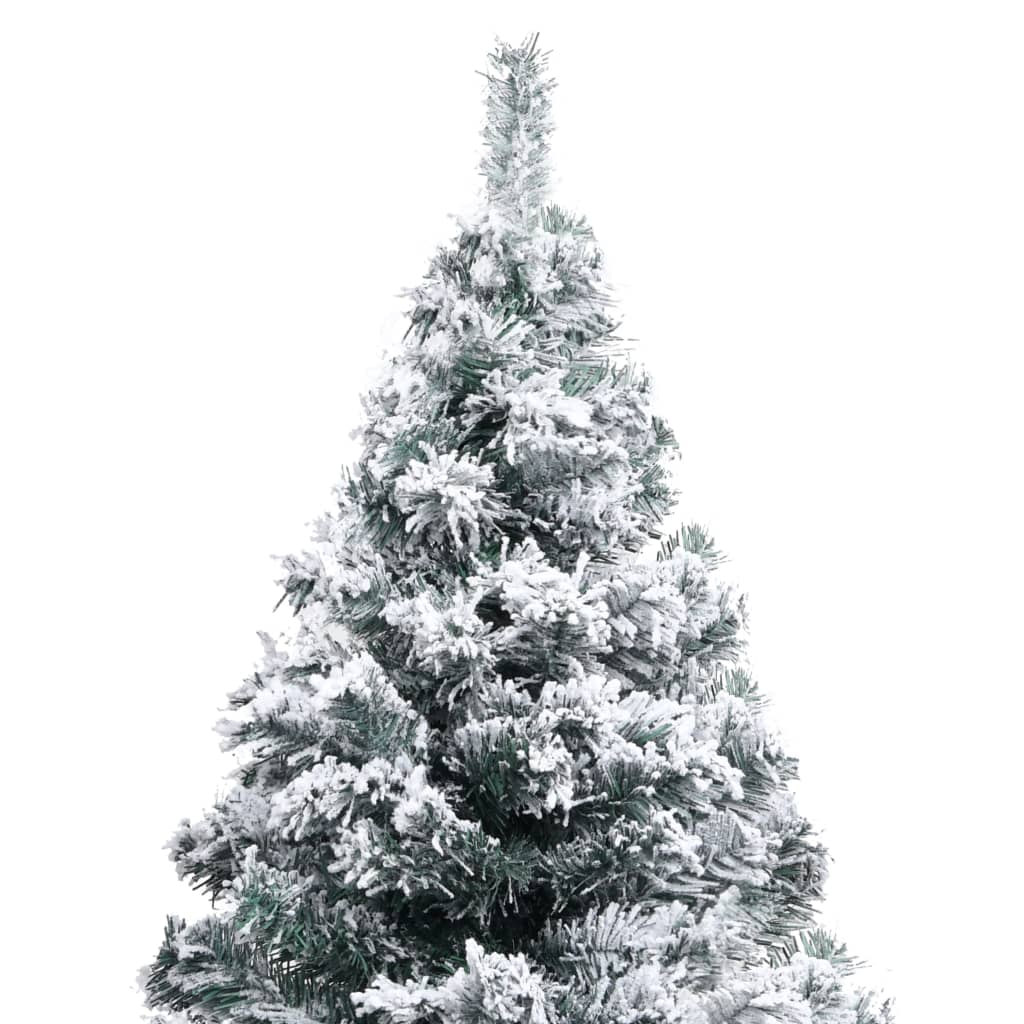 Kunstkerstboom Met Led's En Sneeuwvlokken 240 Cm Groen