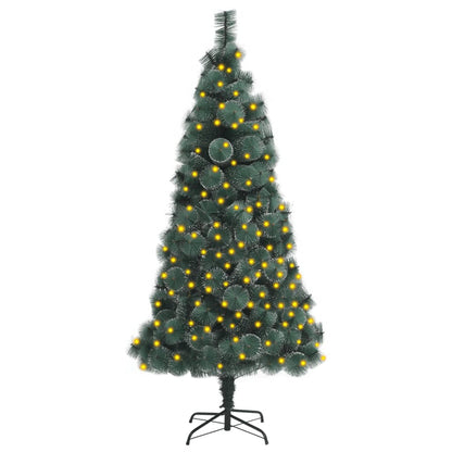 Kunstkerstboom Met Led's En Standaard 150 Cm Pet Groen
