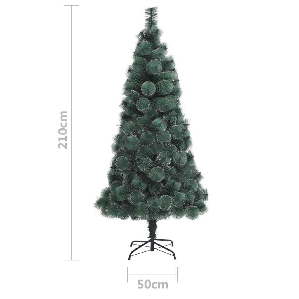 Kunstkerstboom Met Led's En Standaard 210 Cm Pet Groen