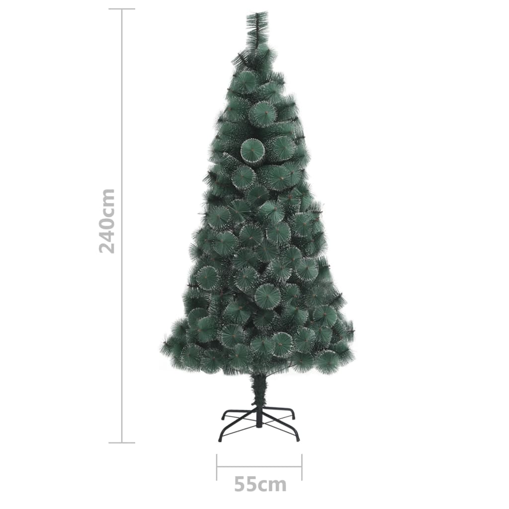 Kunstkerstboom Met Led's En Standaard 240 Cm Pet Groen