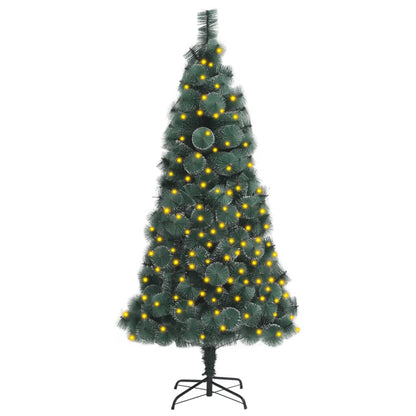 Kunstkerstboom Met Led's 120 Cm Pvc En Pe Groen