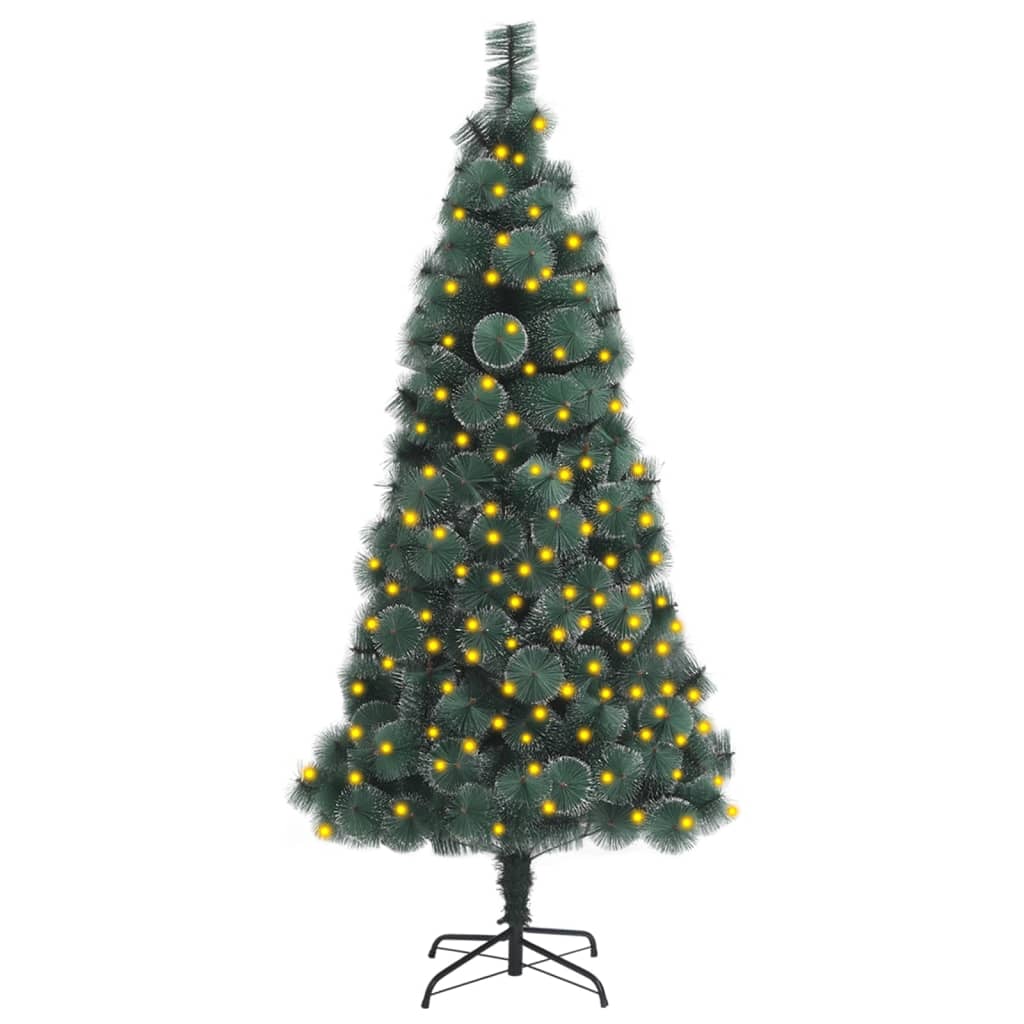 Kunstkerstboom Met Led's 150 Cm Pvc En Pe Groen