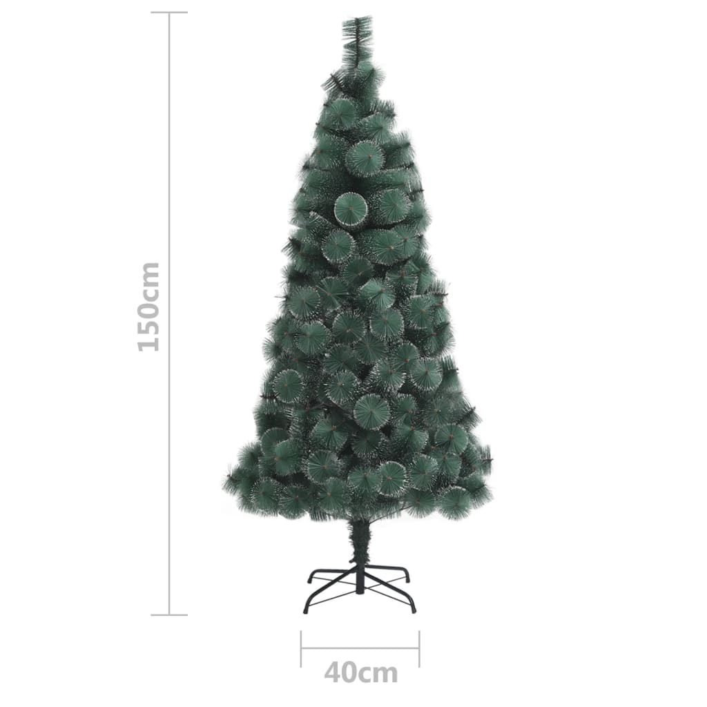 Kunstkerstboom Met Led's 150 Cm Pvc En Pe Groen