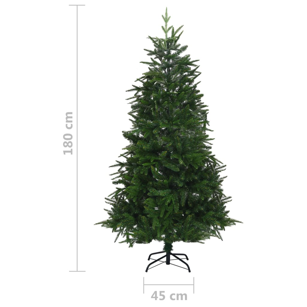 Kunstkerstboom Met Led's 180 Cm Pvc En Pe Groen