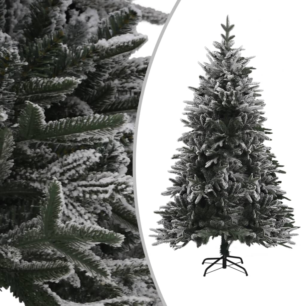 Kunstkerstboom Met Led's En Sneeuw 150 Cm Pvc En Pe
