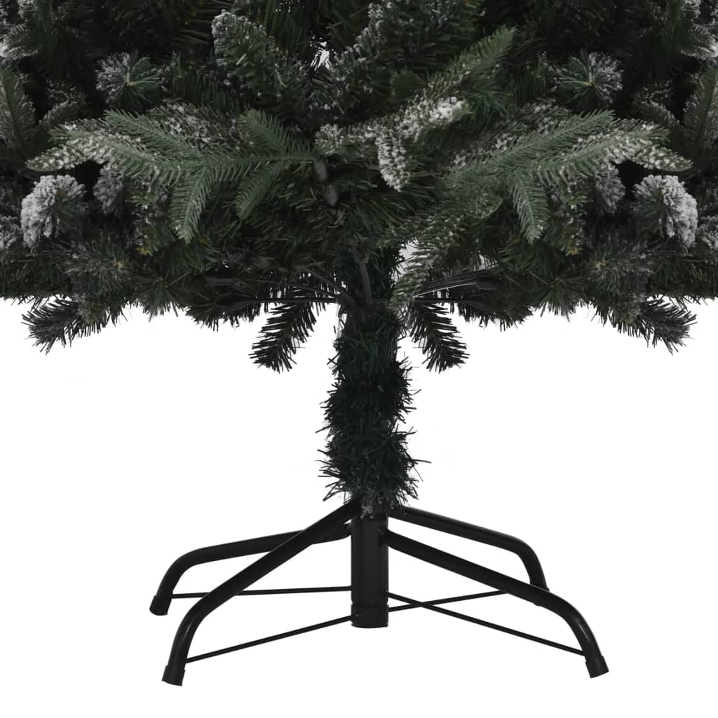 Kunstkerstboom Met Led's En Sneeuw 210 Cm Pvc En Pe
