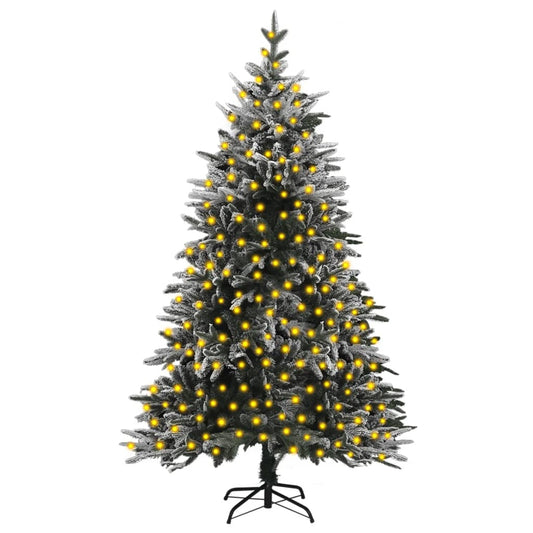 Kunstkerstboom Met Led's En Sneeuw 240 Cm Pvc En Pe