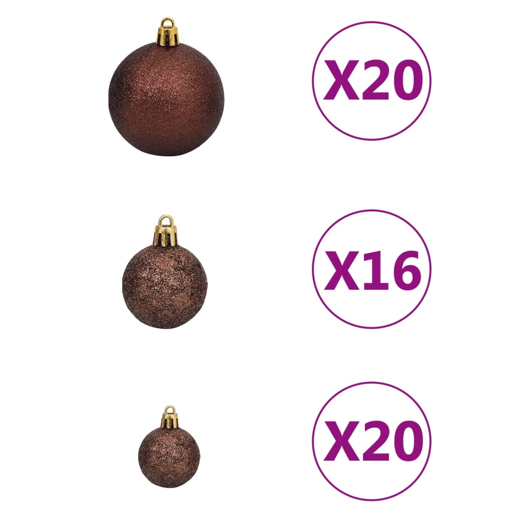 Kunstkerstboom Met Led's En Kerstballen 400 Cm Groen