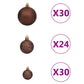 Kunstkerstboom Met Led's En Kerstballen 500 Cm Wit