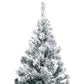 Kunstkerstboom Met Led's, Kerstballen En Sneeuw 400 Cm Groen