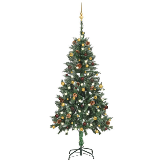 Kunstkerstboom Met Led's En Kerstballen 150 Cm