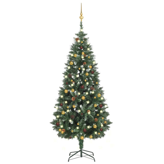Kunstkerstboom Met Led's En Kerstballen 180 Cm