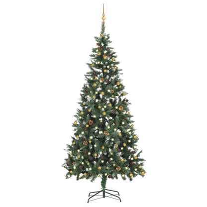 Kunstkerstboom Met Led's En Kerstballen 210 Cm