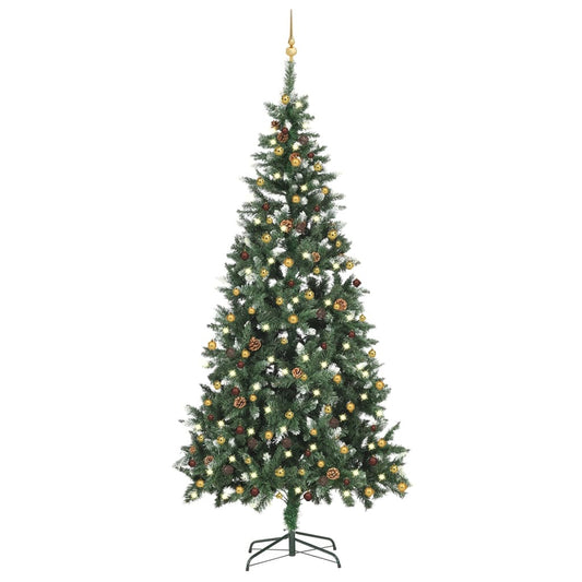 Kunstkerstboom Met Led's En Kerstballen 210 Cm