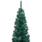 Kunstkerstboom Met Led's En Kerstballen Smal 120 Cm Groen