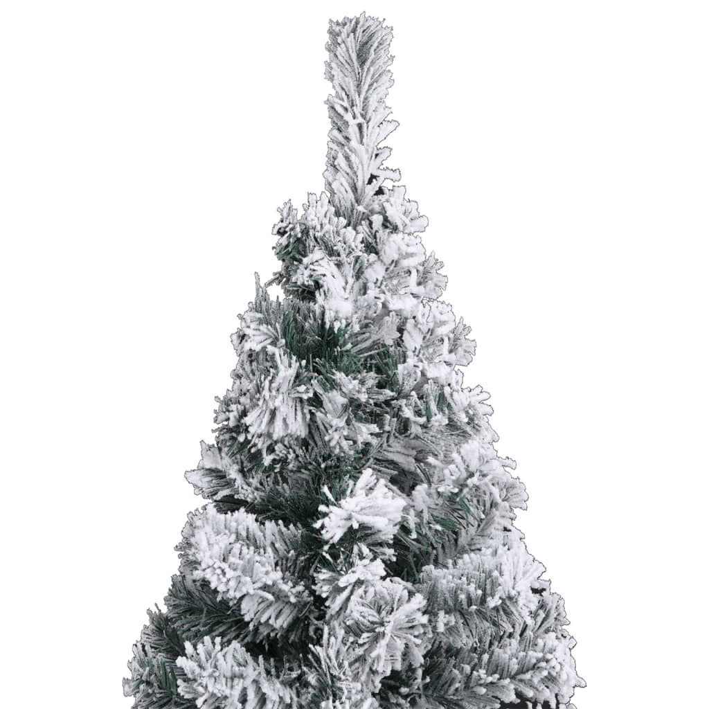 Kerstboom Met Led's En Kerstballen Smal 120 Cm Pvc Groen