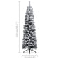 Kunstkerstboom Met Led's En Kerstballen Smal 150 Cm Groen