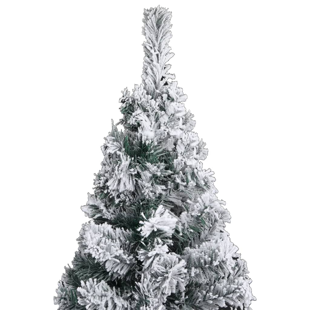 Kunstkerstboom Met Led's En Kerstballen Smal 180 Cm Groen
