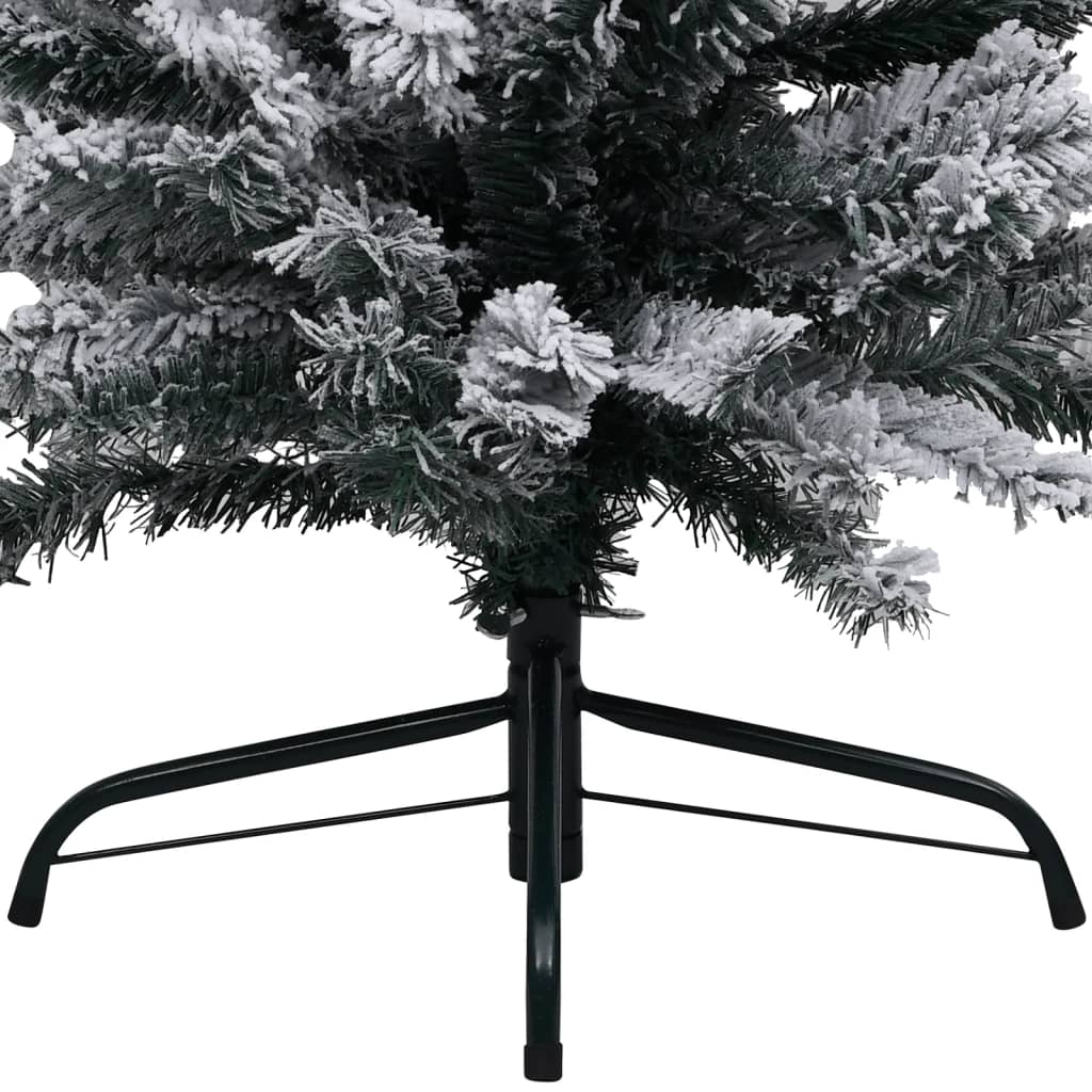 Kunstkerstboom Met Led's En Kerstballen Smal 180 Cm Groen