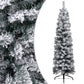 Kunstkerstboom Met Led's En Kerstballen Smal 210 Cm Groen