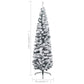 Kunstkerstboom Met Led's En Kerstballen Smal 210 Cm Groen