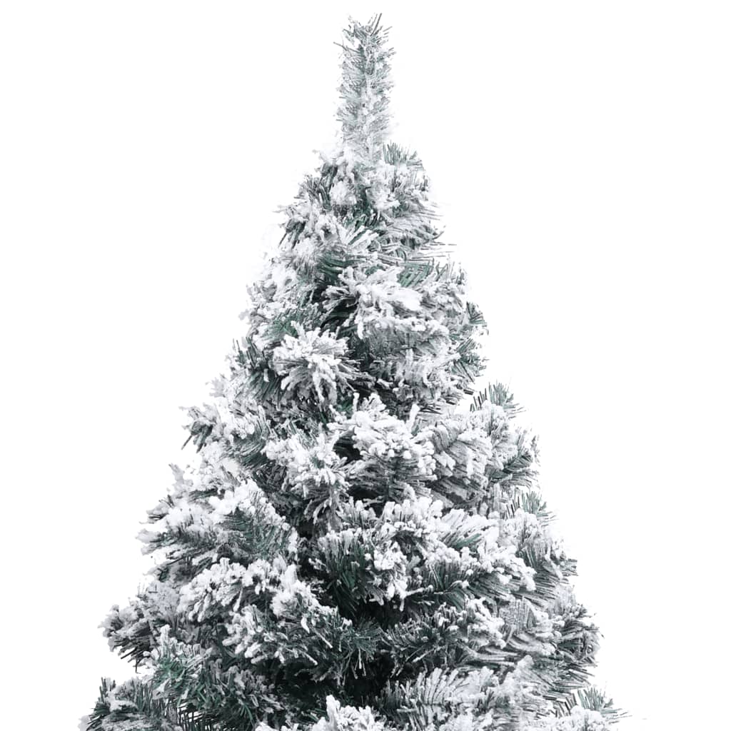 Kunstkerstboom Met Led's En Kerstballen 180 Cm Pvc Groen