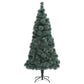 Kunstkerstboom Met Led's En Kerstballen 120 Cm Pvc En Pe Groen