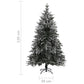 Kunstkerstboom Met Led's, Kerstballen En Sneeuw 120 Cm Pvc Pe