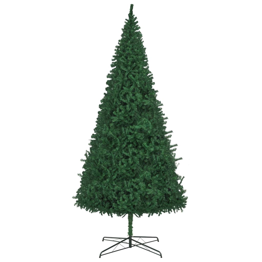 Kunstkerstboom Met Led's En Kerstballen 400 Cm Groen