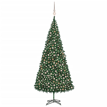 Kunstkerstboom Met Led's En Kerstballen 500 Cm Groen