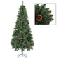 Kunstkerstboom Met Led's, Kerstballen En Dennenappels 210 Cm