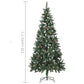 Kunstkerstboom Met Led's, Kerstballen En Dennenappels 210 Cm