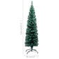 Kunstkerstboom Met Led's En Kerstballen Smal 120 Cm Groen