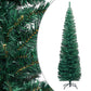 Kunstkerstboom Met Led's En Kerstballen Smal 180 Cm Groen